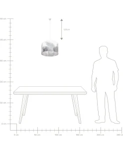 Loftlampe ZILLER Hvid