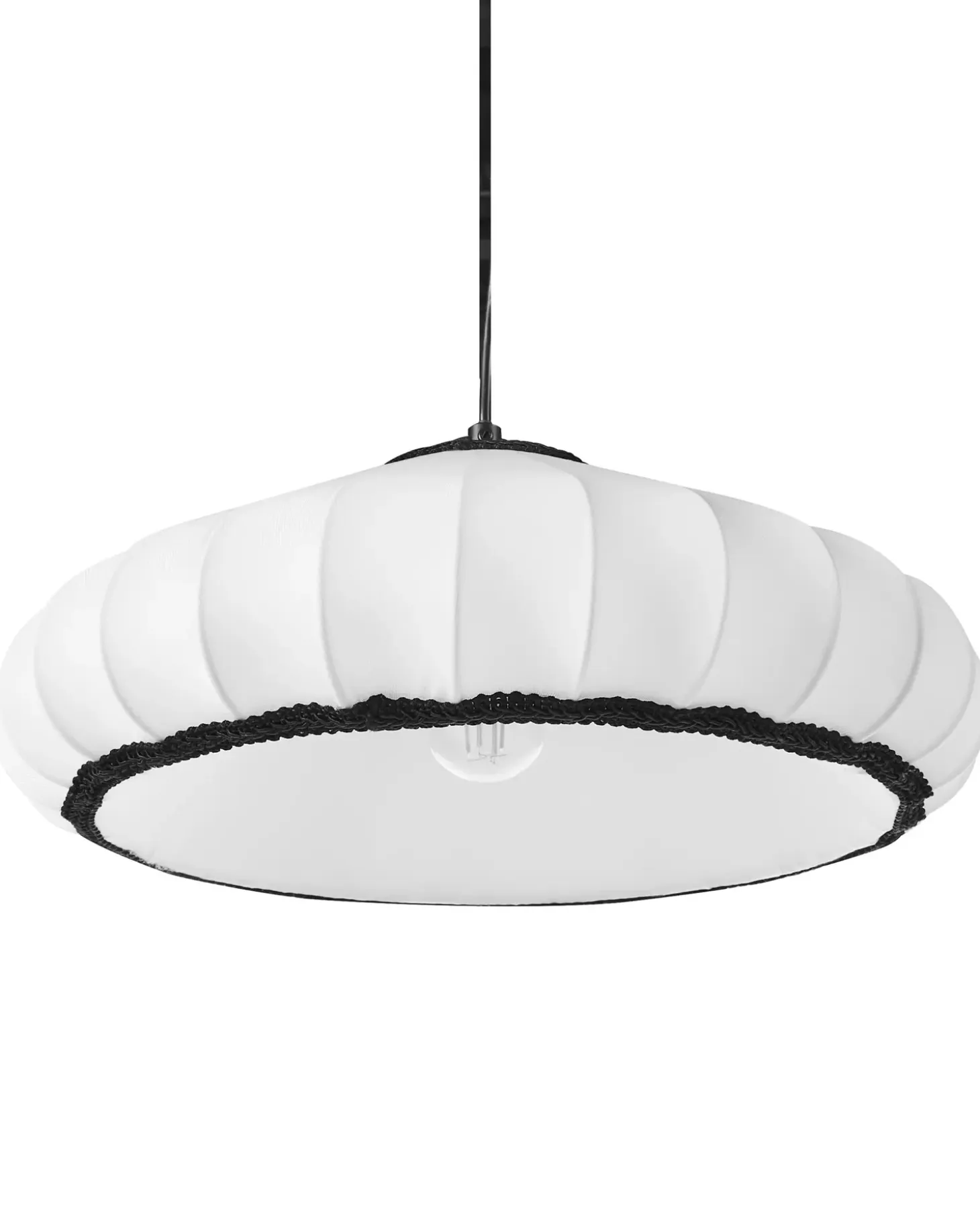 Loftlampe ZULIA Syntetisk materiale Hvid