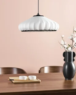 Loftlampe ZULIA Syntetisk materiale Hvid