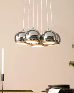 Loftlampe OLZA Metal Sølv