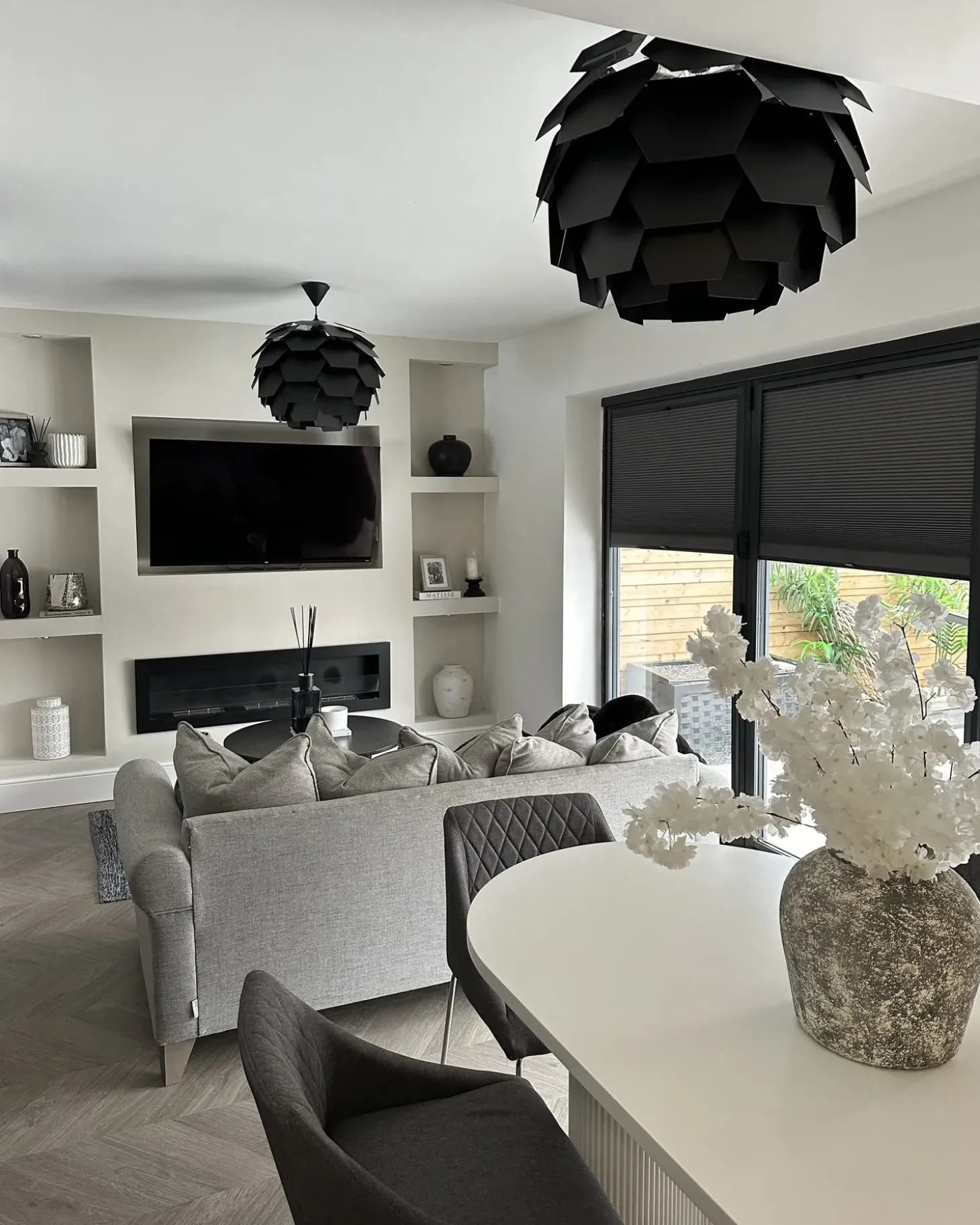 Loftlampe SEGRE S Sort