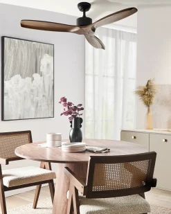 Loftsventilator ARANI Med fjernbetjening Brun