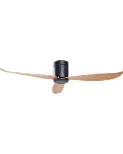 Loftsventilator MALAD Med fjernbetjening Sort