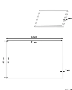 Lærred BIBBIENA Motiv for børn 63 x 99 cm Multifarvet