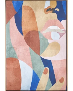 Lærred BITETTO Feminint motiv 63 x 99 cm Multifarvet
