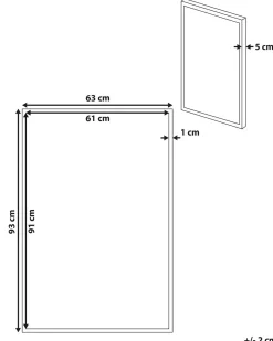 Lærred CAMPLI Dyre motiv 63 x 99 cm Grå