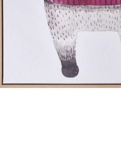 Lærred CAMPLI Dyre motiv 63 x 99 cm Grå