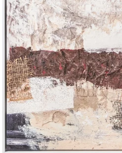 Lærred DELVIN Abstrakt motiv Brun