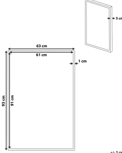 Lærred GALEATA Dyre motiv 63 x 99 cm Sort