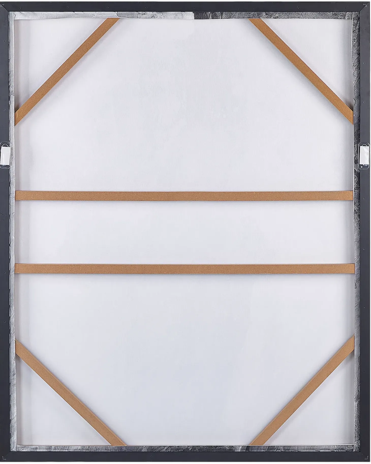 Lærred JESI Abstrakt motiv 83 x 103 cm Grå