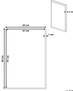 Lærred MUCCIA Dyre motiv 63 x 99 cm Brun