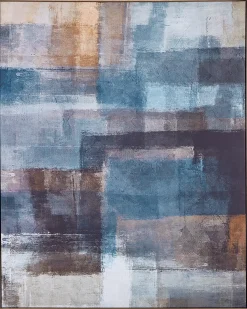 Lærred PULSANO Abstrakt motiv 83 x 103 cm Multifarvet