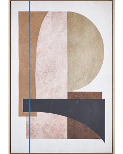 Lærred RUFFANO Abstrakt motiv 63 x 93 cm Multifarvet