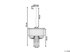 Lysekrone ADORN Metal Transparent