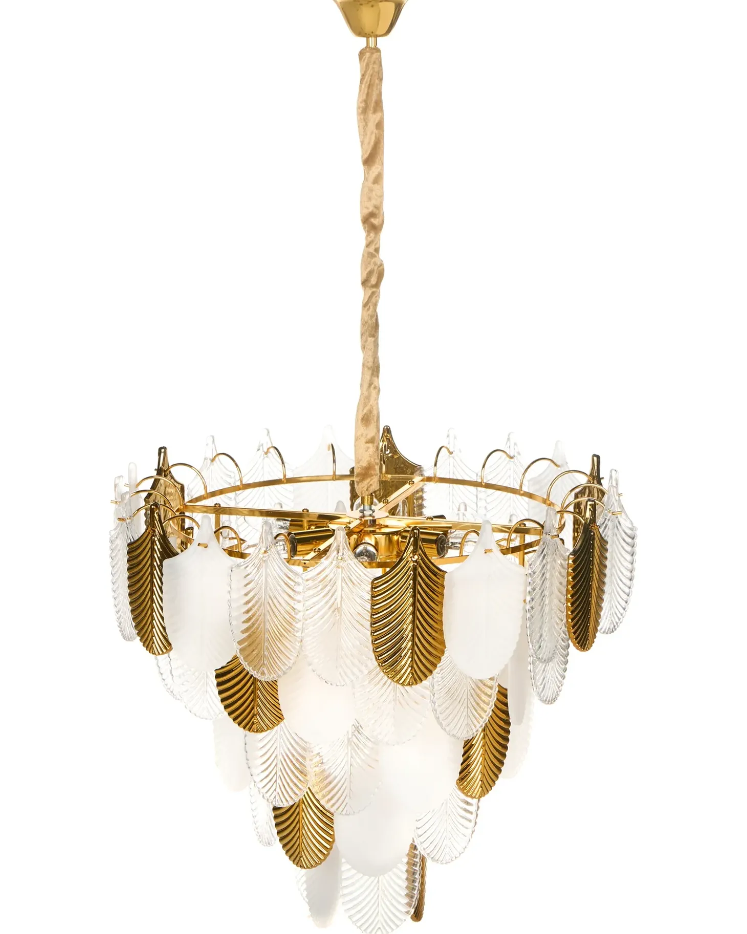 Lysekrone AGUIRRE Glas Messing