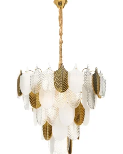 Lysekrone AGUIRRE Glas Messing