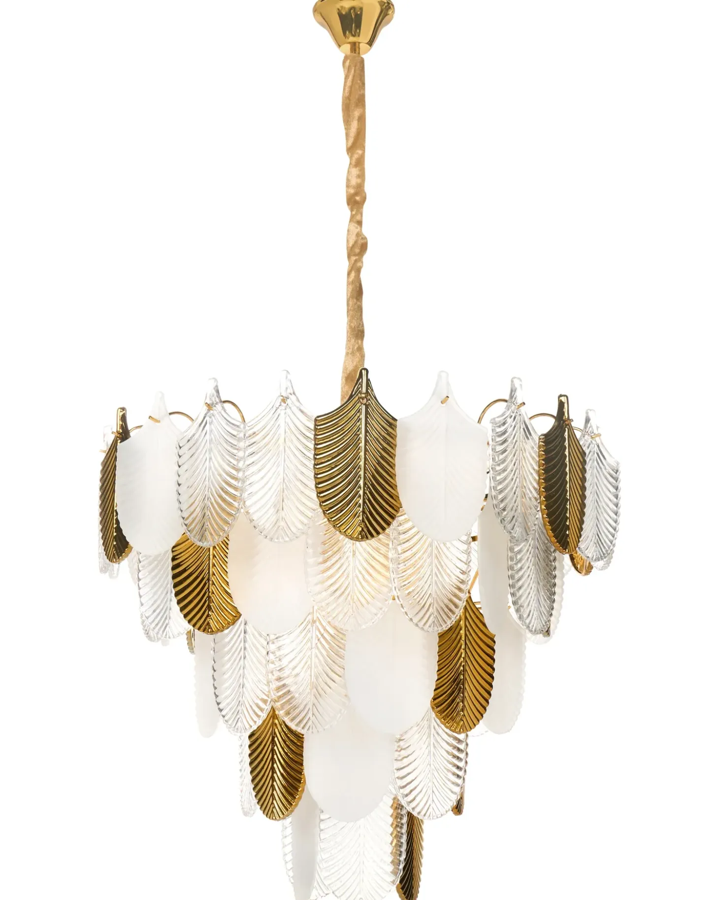 Lysekrone AGUIRRE Glas Messing
