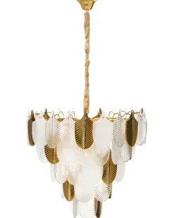 Lysekrone AGUIRRE Glas Messing