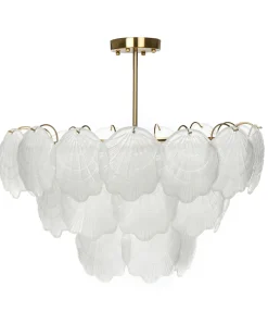 Lysekrone CAPLINA Glas Messing