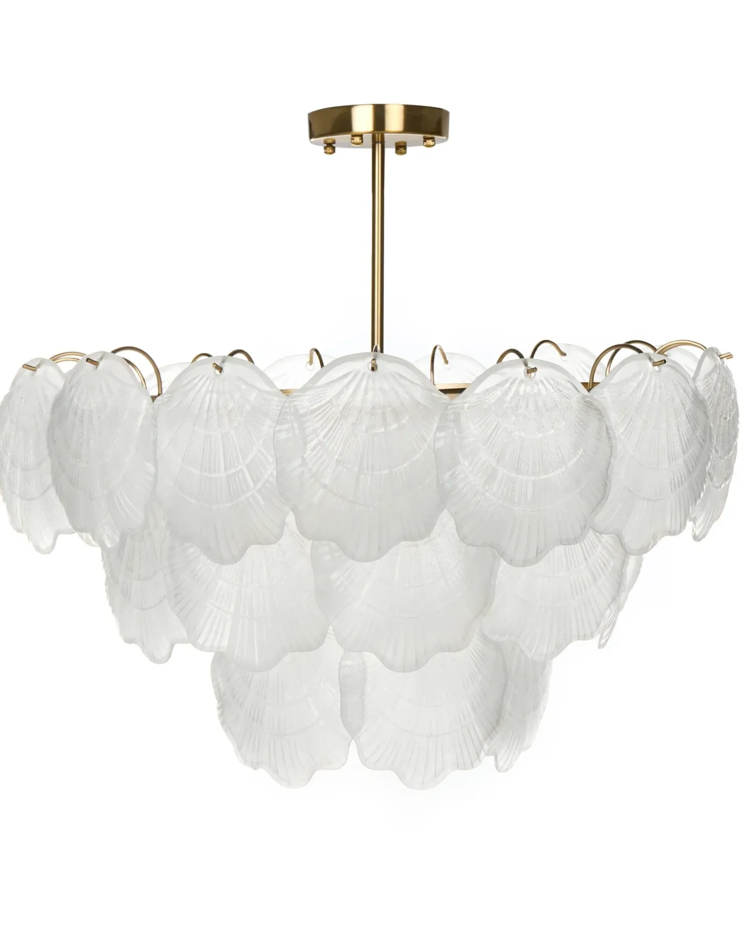 Lysekrone CAPLINA Glas Messing