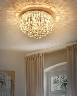 Lysekrone CEDEIRA Krystal Sølv