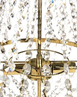 Lysekrone DIAMANTE Metal Guld