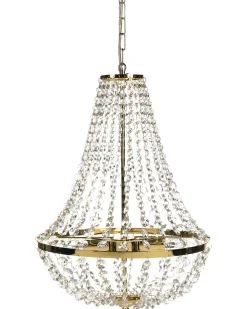 Lysekrone DIAMANTE Metal Guld