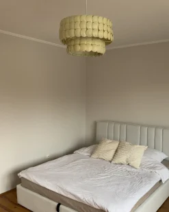 Lysekrone KOTMALE Kokosnødde-skal Lys Beige