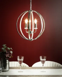 Lysekrone TENOIRO Metal Sølv