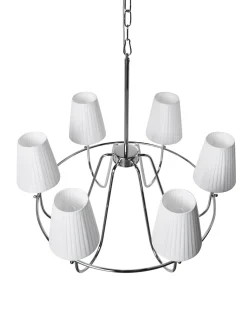 Lysekrone YAMETHIN Metal Sølv