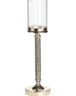 Lysestage ABBEVILLE Glas 48 cm Guld
