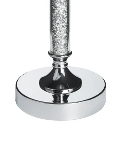 Lysestage ABBEVILLE Glas 41 cm Sølv