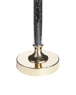 Lysestage ABBEVILLE Glas 41 cm Sort