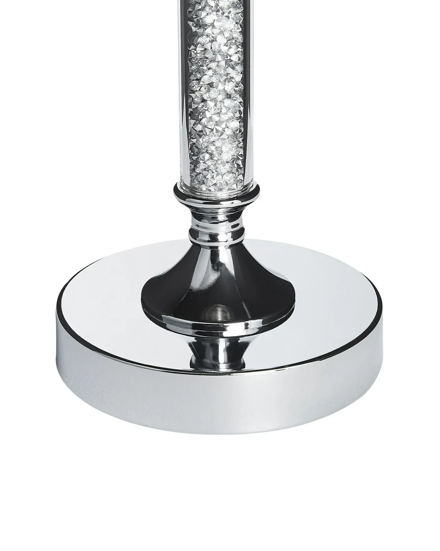Lysestage ABBEVILLE Glas 48 cm Sølv