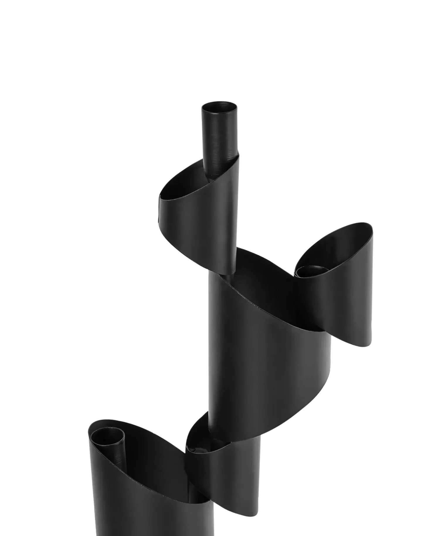 Lysestage AMILLY Metal 51 cm Sort