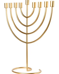Lysestage AMORA Metal 50 cm Guld