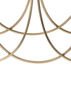 Lysestage BUARAN Metal 38 cm Guld