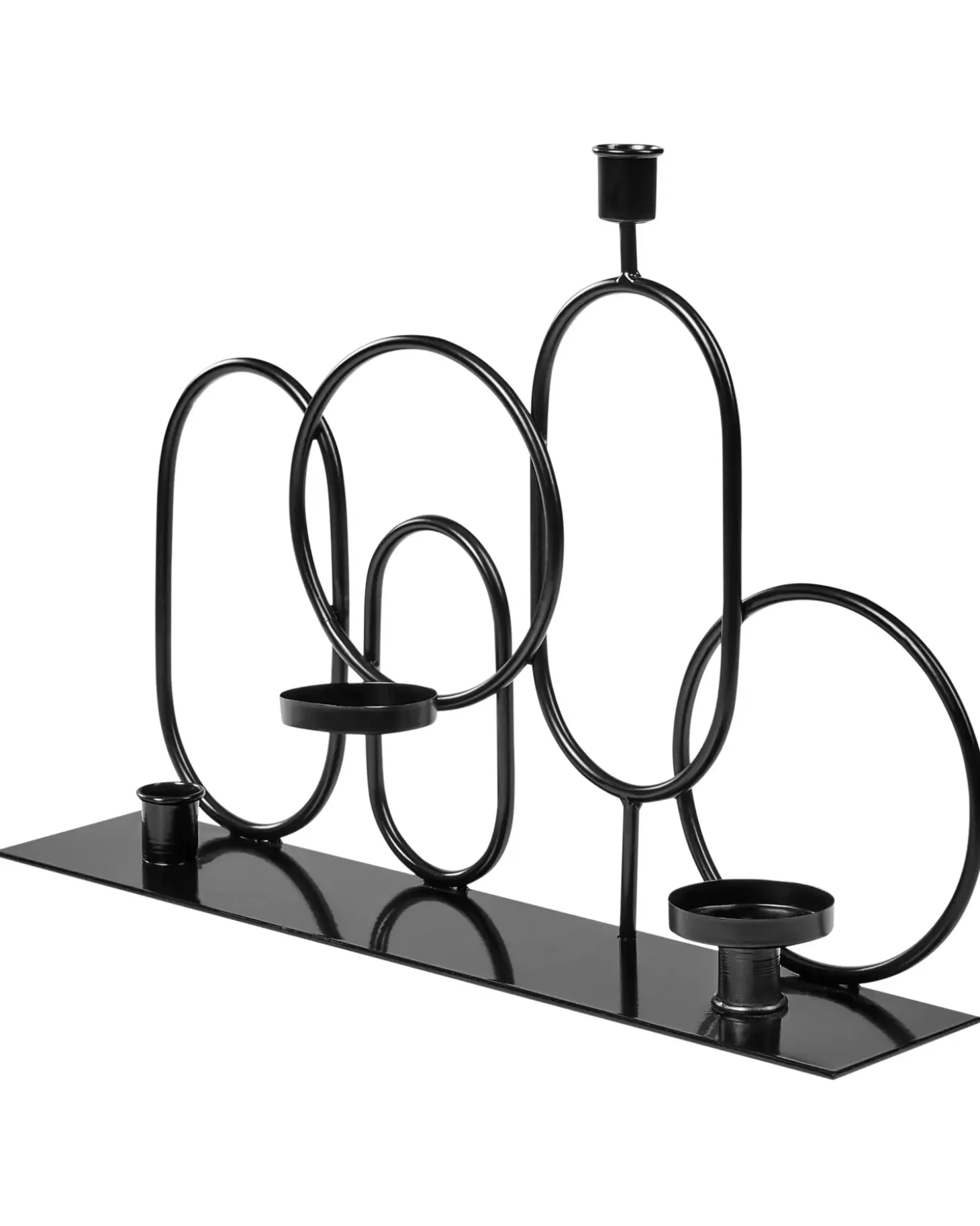 Lysestage COBH Metal 30 cm Sort