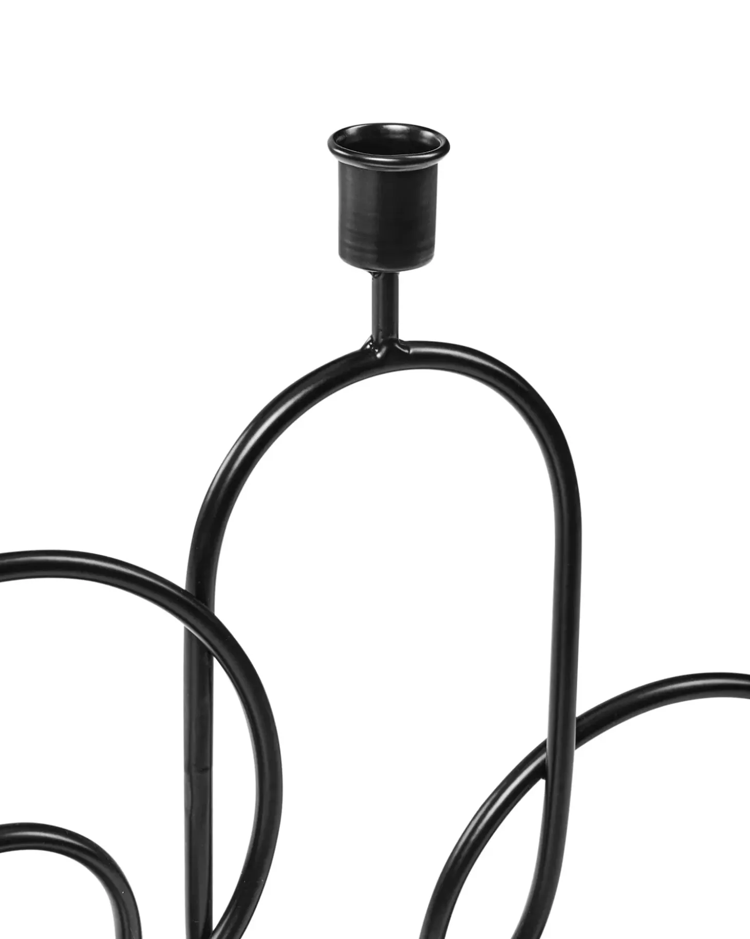 Lysestage COBH Metal 30 cm Sort