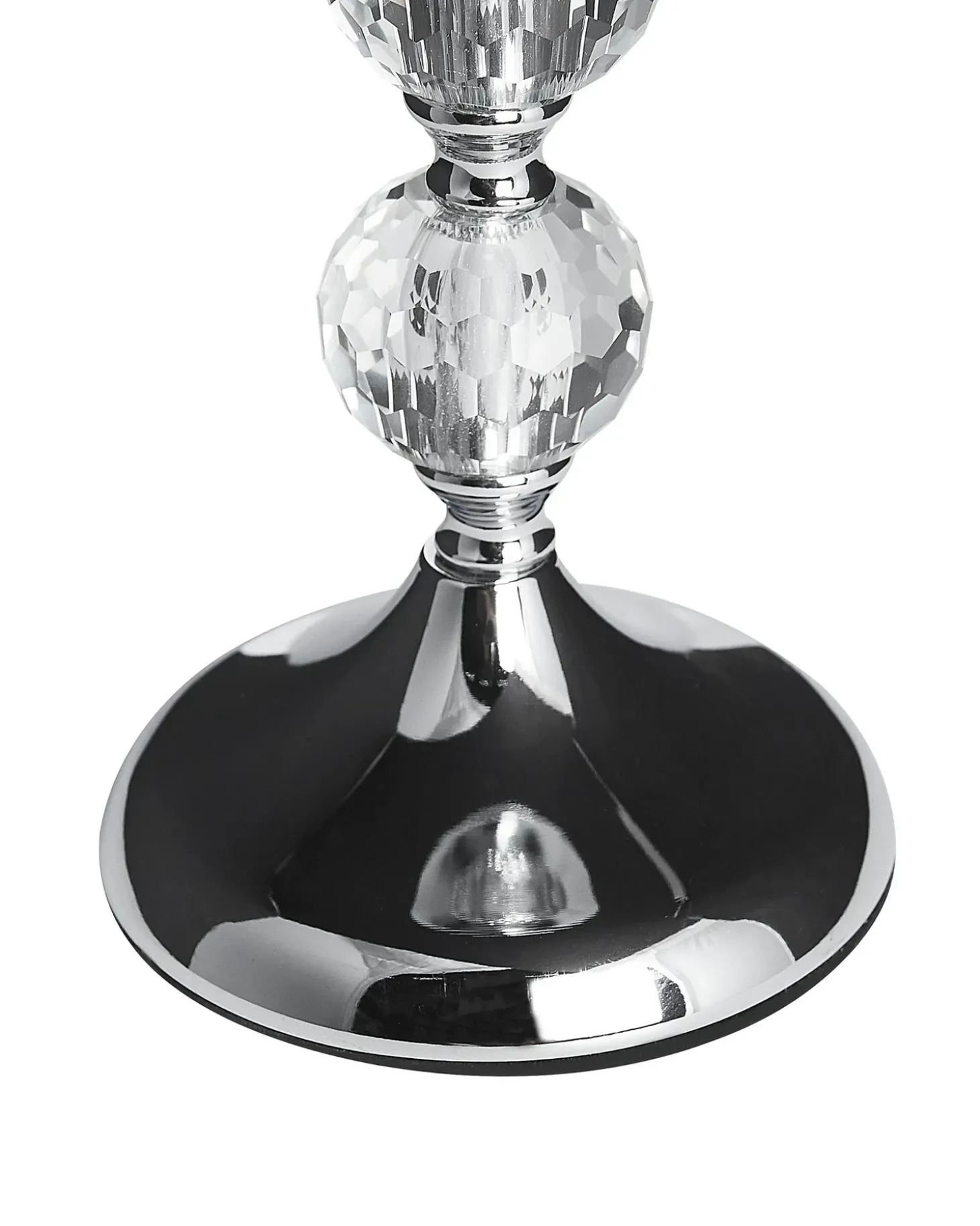 Lysestage COTUI Glas 36 cm Sølv