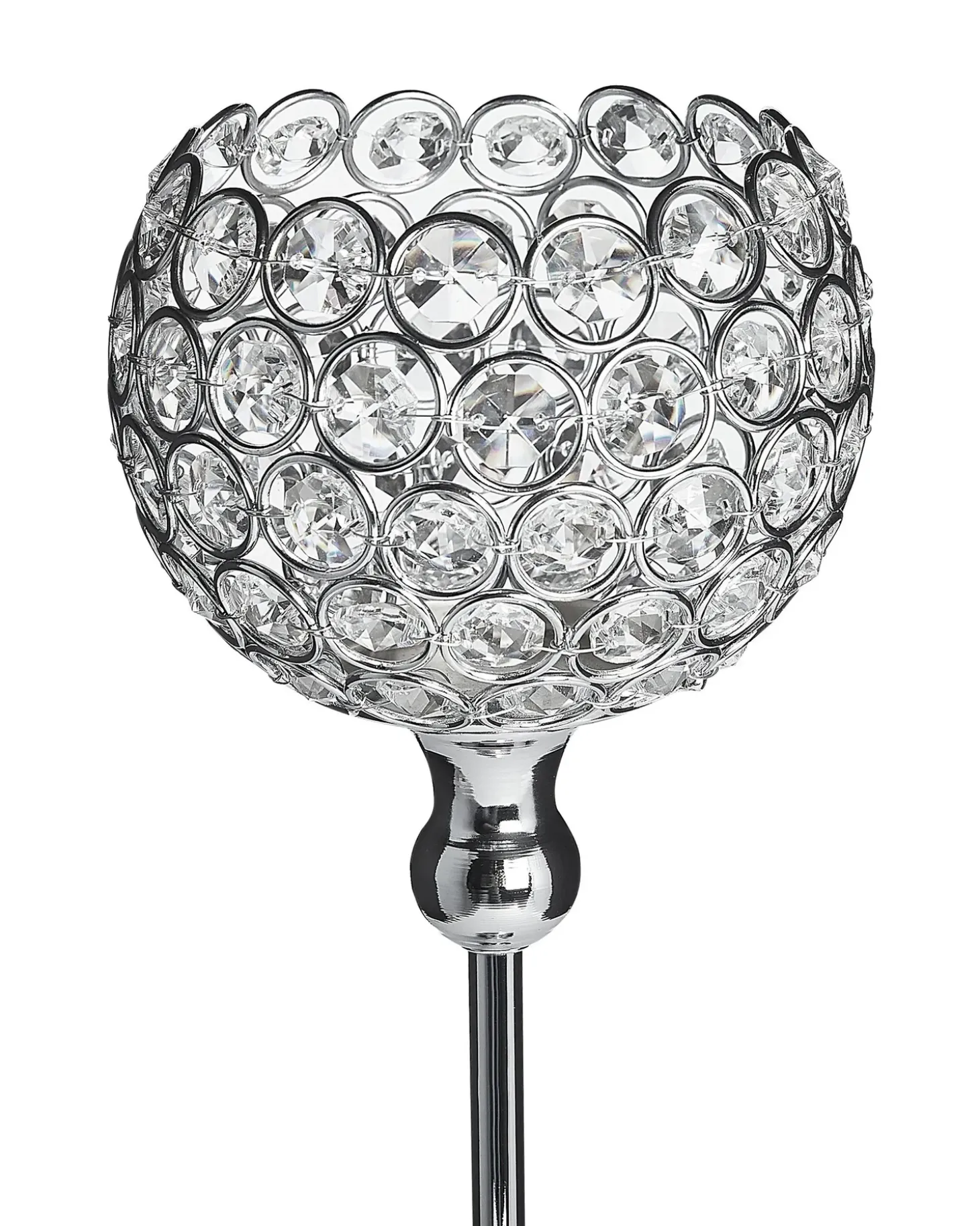 Lysestage ESTERNAY Metal 27 cm Sølv