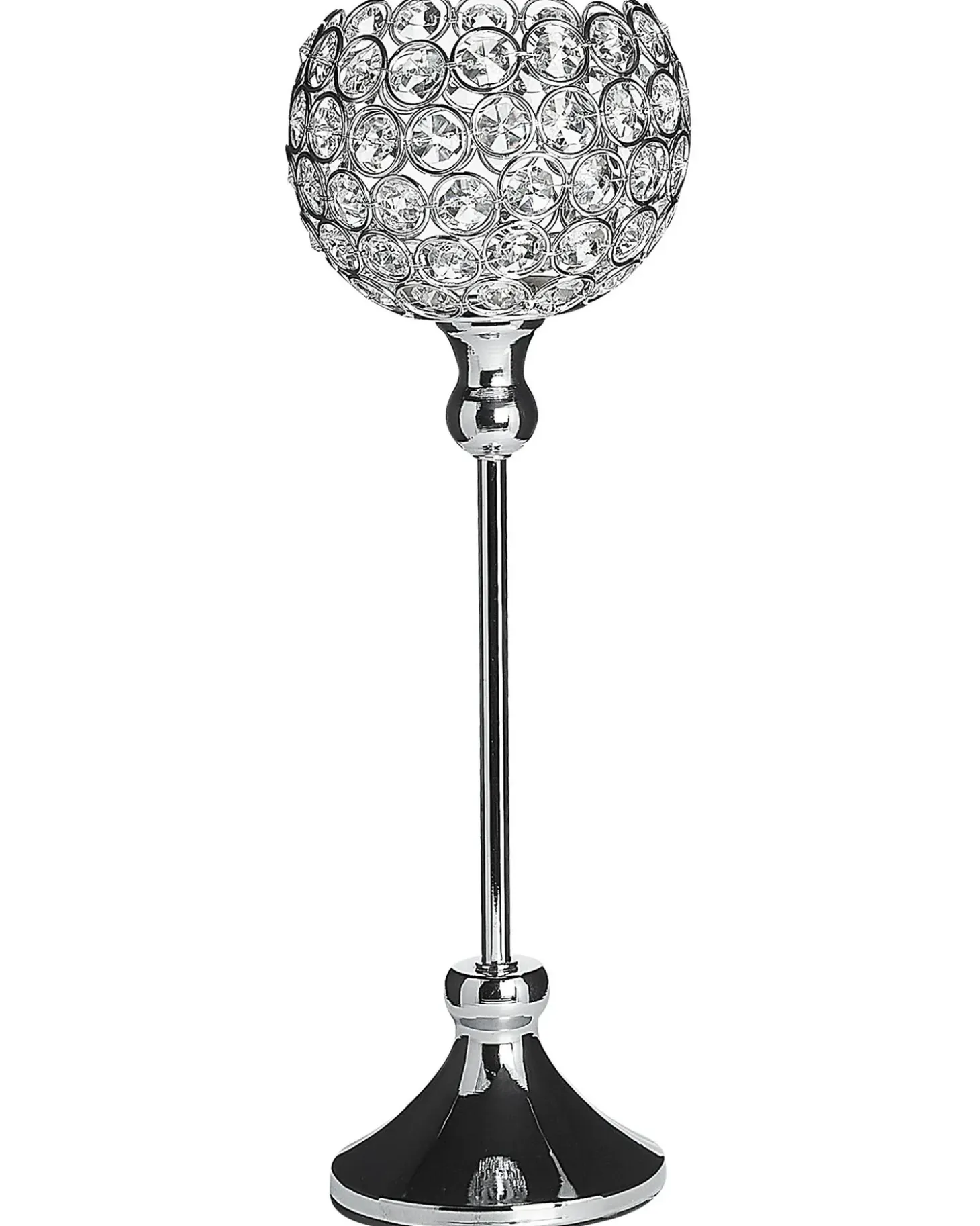 Lysestage ESTERNAY Metal 27 cm Sølv