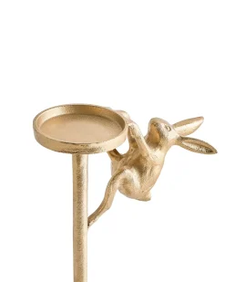 Lysestage KOSOR Metal 25 cm Guld