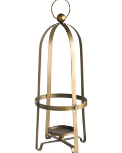Lysestage MARAWI Metal 48 cm Guld