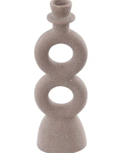 Lysestage NAOUSA Keramik 23 cm Beige