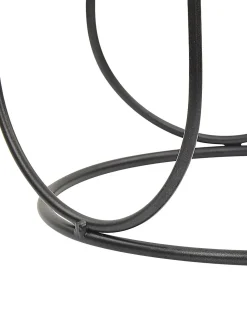 Lysestage PANAY Metal 25 cm Sort
