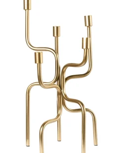 Lysestage PORRTELA Metal 50 cm Guld