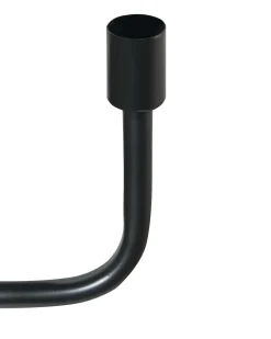 Lysestage PORRTELA Metal 50 cm Sort