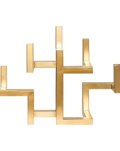 Lysestage RAPOSO Metal 30 cm Guld