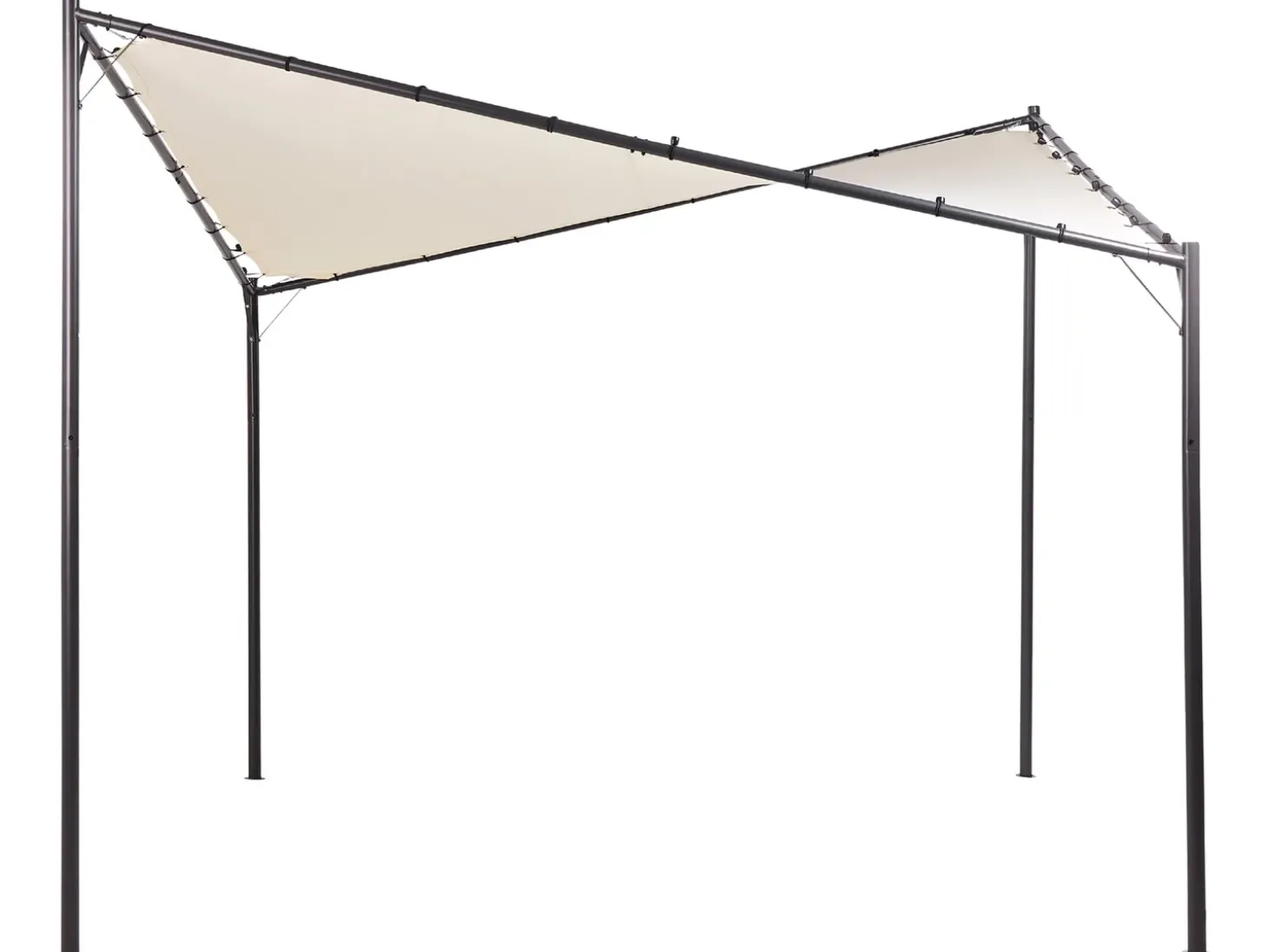 Lysthus AVENTINE Metal 300 cm 300 cm Beige